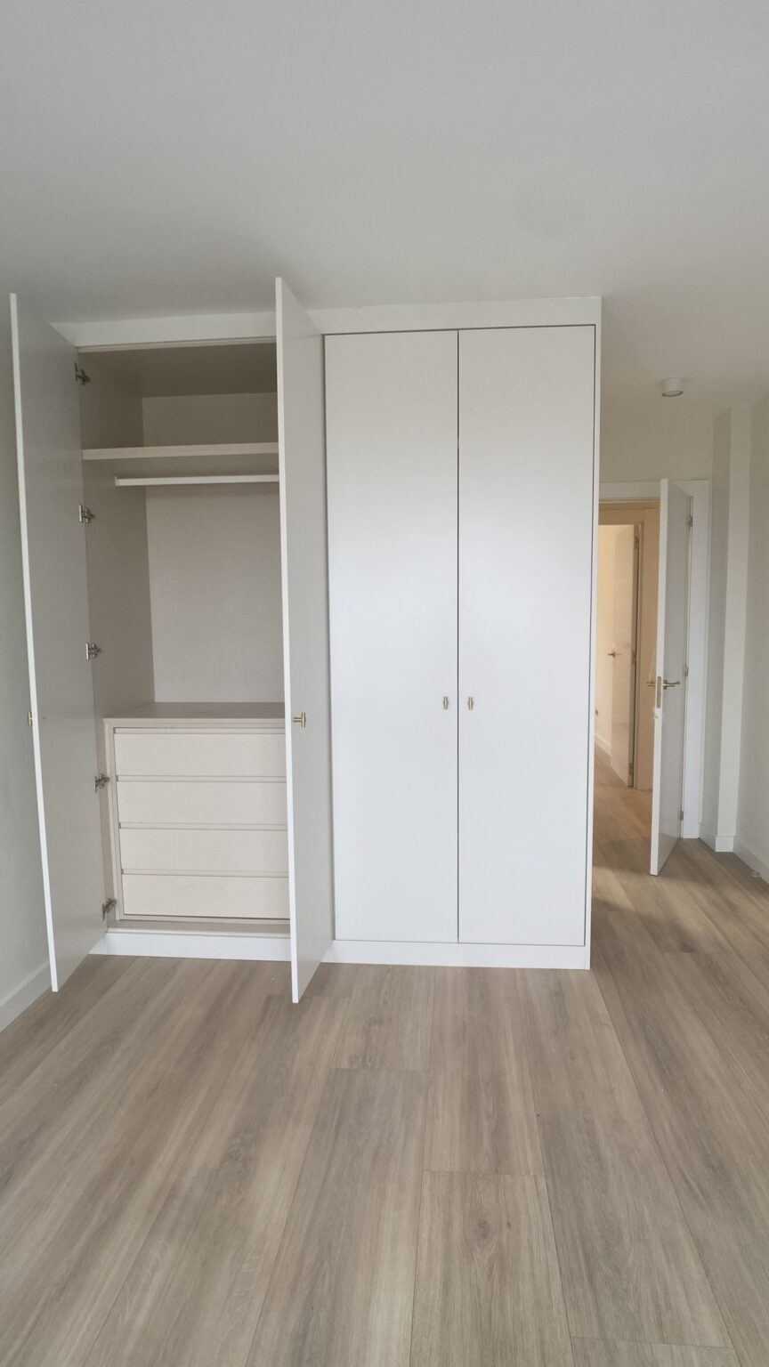 armario empotrado blanco cajones dormitorio (2)