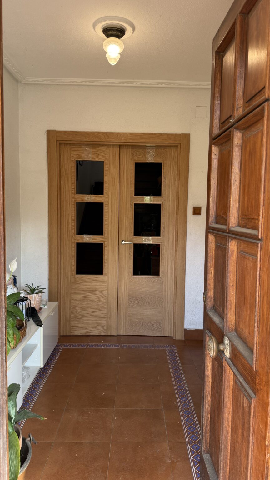 puerta de interior doble