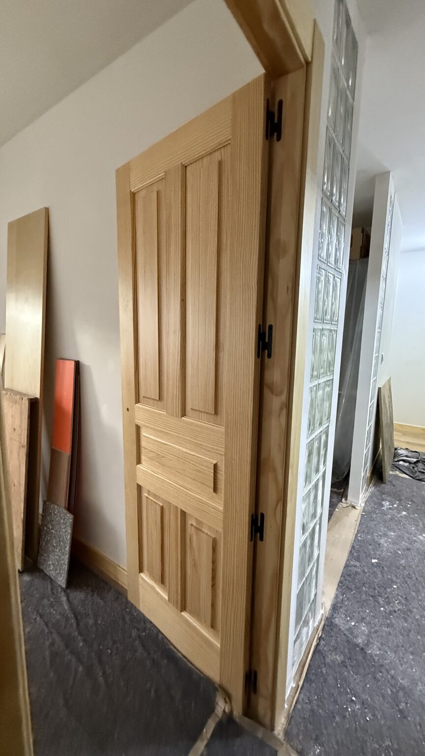puerta de interior madera